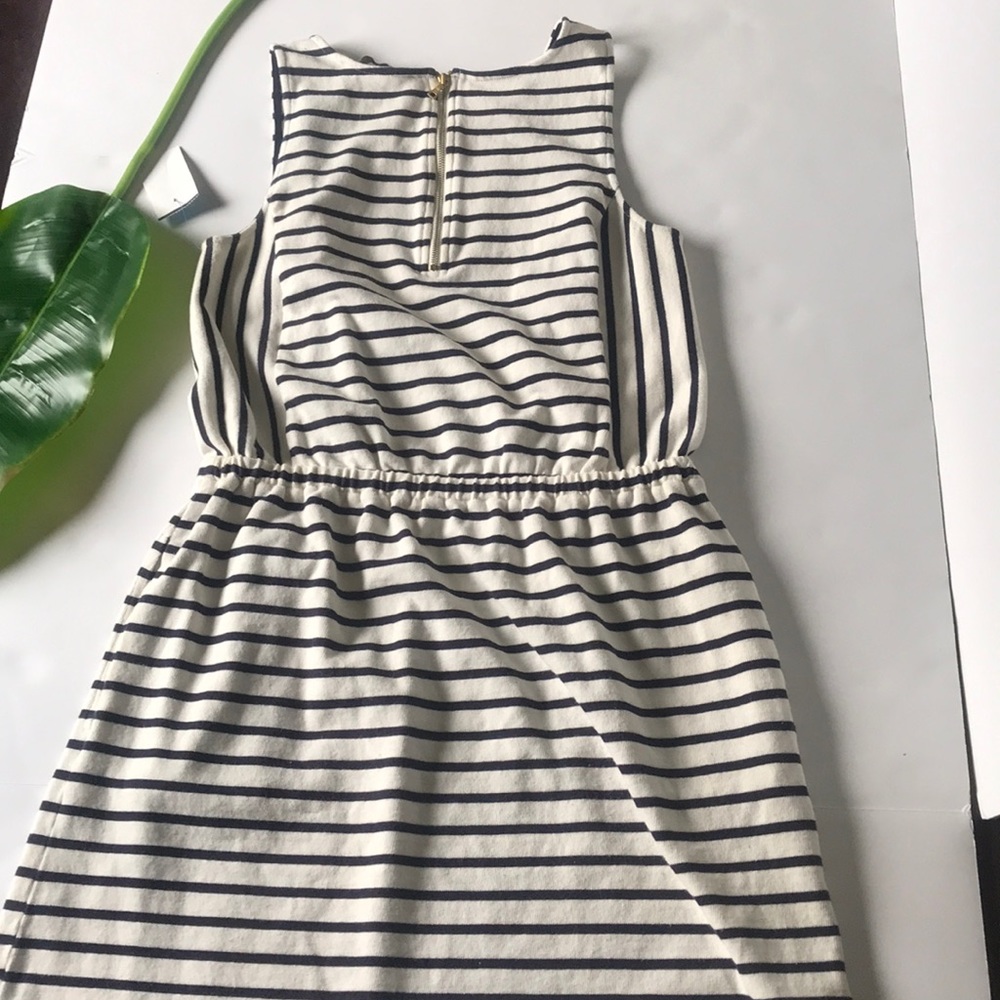 Blue and white striped dress - Picture 2 of 6
